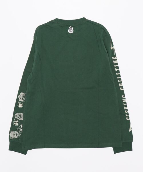 KRIFF MAYER（クリフメイヤー）の「チルタイムロンT(釣り)（Tシャツ/カットソー・メンズ・ネイビー/オフホワイト/グリーン/マスタード/チャコール・SMALL/MEDIUM/LARGE/X-LARGE）」の8枚目の写真