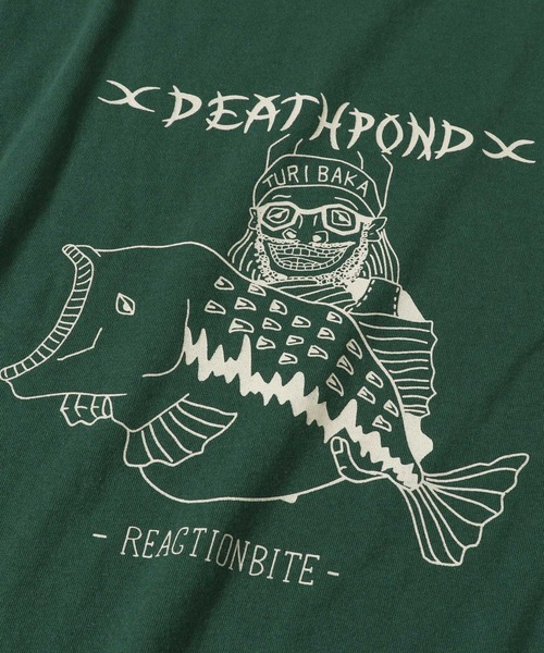 KRIFF MAYER（クリフメイヤー）の「チルタイムロンT(釣り)（Tシャツ/カットソー・メンズ・ネイビー/オフホワイト/グリーン/マスタード/チャコール・SMALL/MEDIUM/LARGE/X-LARGE）」の9枚目の写真