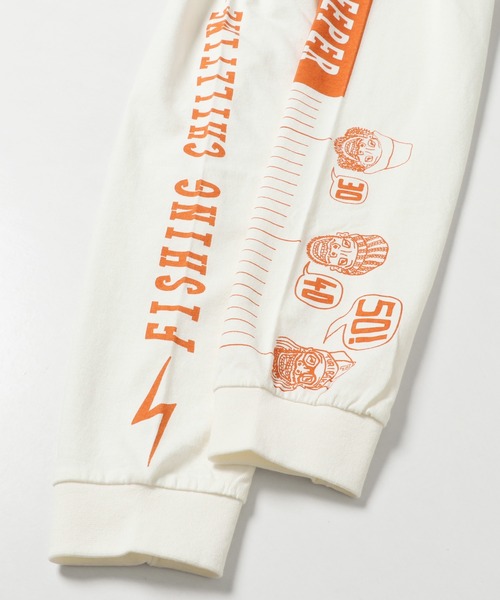 KRIFF MAYER（クリフメイヤー）の「チルタイムロンT(釣り)（Tシャツ/カットソー・メンズ・ネイビー/オフホワイト/グリーン/マスタード/チャコール・SMALL/MEDIUM/LARGE/X-LARGE）」の10枚目の写真