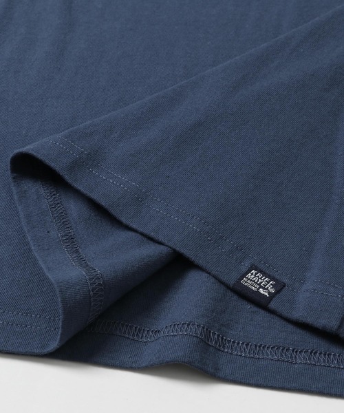 KRIFF MAYER（クリフメイヤー）の「チルタイムロンT(釣り)（Tシャツ/カットソー・メンズ・ネイビー/オフホワイト/グリーン/マスタード/チャコール・SMALL/MEDIUM/LARGE/X-LARGE）」の14枚目の写真