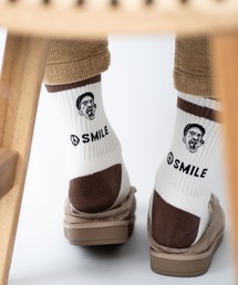 gym master（ジムマスター）の「SMILE刺繍ラインソックス（ソックス/靴下）」