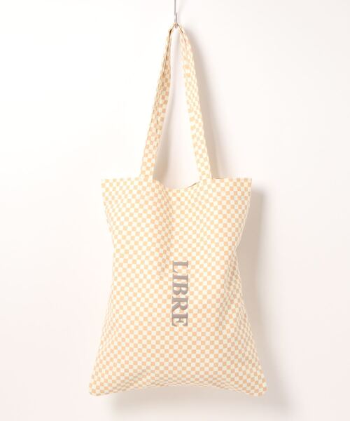 polka polka（ポルカポルカ）の「【 polka polka / ポルカポルカ 】 ブロックチェック フラット トートバッグ  blocchecktote SDI（トートバッグ・レディース・ブラック/ベージュ/グリーン・FREE）」の13枚目の写真
