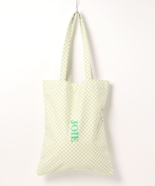 polka polka（ポルカポルカ）の「【 polka polka / ポルカポルカ 】 ブロックチェック フラット トートバッグ  blocchecktote SDI（トートバッグ・レディース・ブラック/ベージュ/グリーン・FREE）」の14枚目の写真