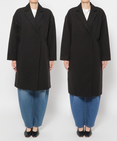 LEPSIM（レプシィム）の「TRチェスターコート　277800（チェスターコート・レディース・ブラック/モカ/イエロー・FREE/TALL）」の19枚目の写真