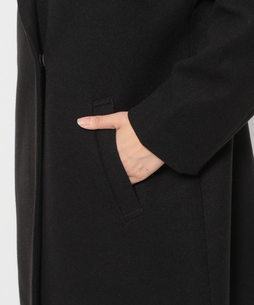 LEPSIM（レプシィム）の「TRチェスターコート　277800（チェスターコート・レディース・ブラック/モカ/イエロー・FREE/TALL）」の12枚目の写真