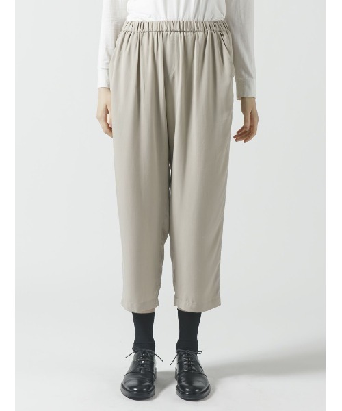 mizuiroind（ミズイロインド）の「mizuiro ind R/Tタックイージーパンツ（その他パンツ・レディース・ブラック/サンドベージュ/ネイビー/カーキ/ベージュ・2）」の10枚目の写真