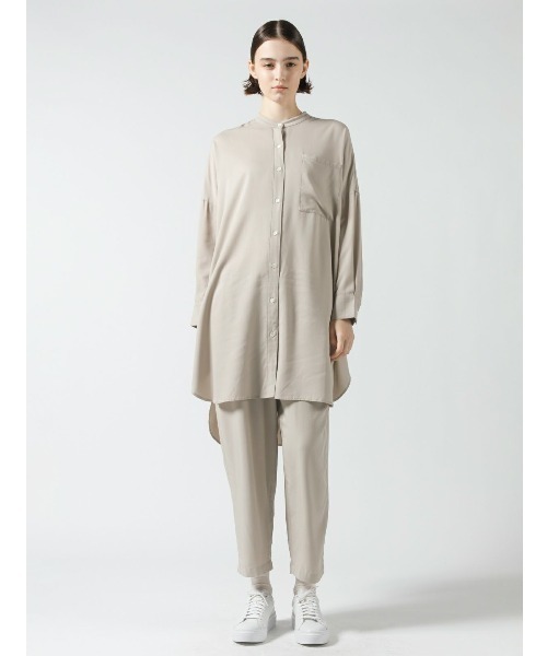 mizuiroind（ミズイロインド）の「mizuiro ind R/Tタックイージーパンツ（その他パンツ・レディース・ブラック/サンドベージュ/ネイビー/カーキ/ベージュ・2）」の11枚目の写真