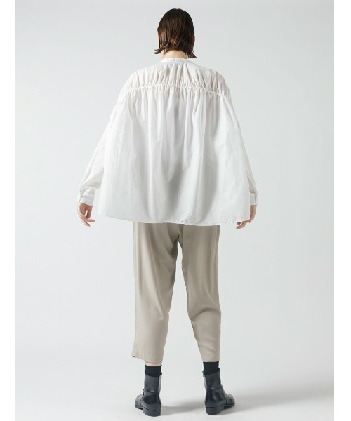 mizuiroind（ミズイロインド）の「mizuiro ind R/Tタックイージーパンツ（その他パンツ・レディース・ブラック/サンドベージュ/ネイビー/カーキ/ベージュ・2）」の13枚目の写真