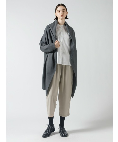 mizuiroind（ミズイロインド）の「mizuiro ind R/Tタックイージーパンツ（その他パンツ・レディース・ブラック/サンドベージュ/ネイビー/カーキ/ベージュ・2）」の14枚目の写真