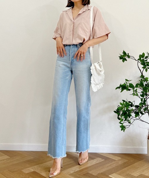 Vicente（ヴィセンテ）の「Paletone shirt（シャツ/ブラウス・レディース・ホワイト/ピンク・FREE）」の7枚目の写真