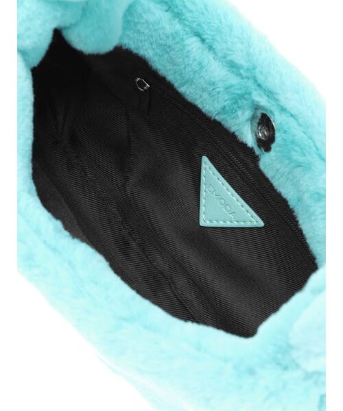 EMODA（エモダ）の「フェイクファーハンドルバッグ（ハンドバッグ・レディース・ホワイト/ブラック/ブルー・FREE）」の6枚目の写真