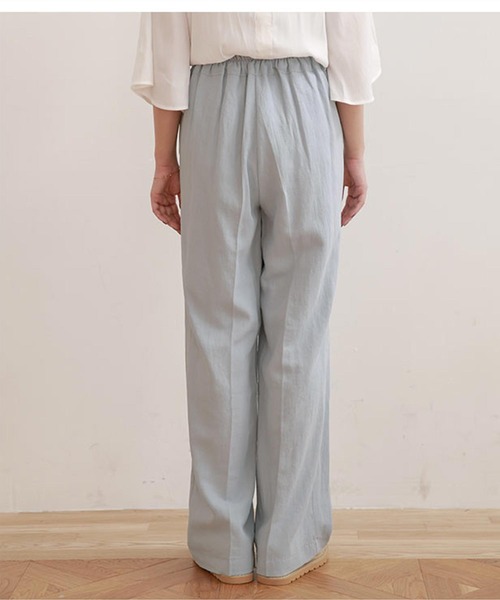 Isn't She?(イズントシー)の「front button wide pants(その他パンツ・レディース・アイボリー/ベージュ/ライトブルー・FREE)」の7枚目の写真