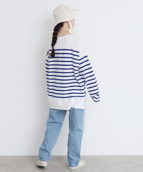 Dot&Stripes CHILD WOMAN(ドットアンドストライプス チャイルドウーマン)の「コットン/キュプラカットワーク伊吹染 ハット(ハット・レディース・アイボリー・FREE)」の8枚目の写真