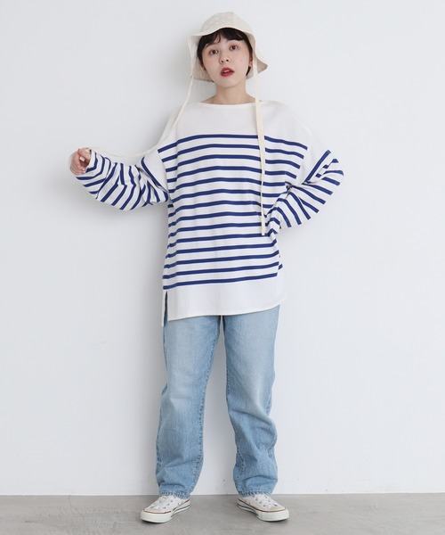 Dot&Stripes CHILD WOMAN(ドットアンドストライプス チャイルドウーマン)の「コットン/キュプラカットワーク伊吹染 ハット(ハット・レディース・アイボリー・FREE)」の7枚目の写真