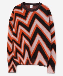 Paul Smith（ポールスミス）の「"Zig-Zag" モチーフ モヘアニット / 223407 596X（ニット/セーター・メンズ）」