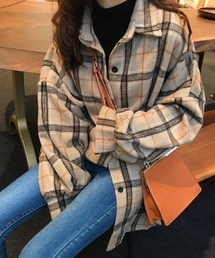 チエックシャツ