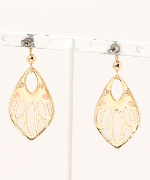 tone(トーン)の「【零-Rei-】彩生シリーズ 羽 ピアス(MA)(ピアス(両耳用)・レディース・ライム/ブルー/ターコイズブルー・FREE)」の4枚目の写真