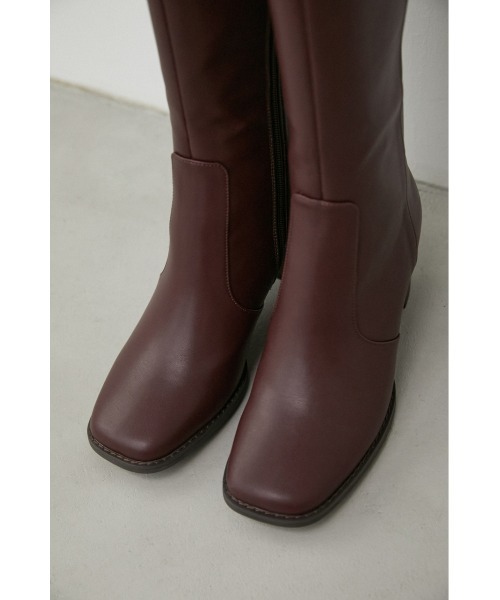 AZUL by moussy(アズールバイマウジー)の「LONG BOOTS/ロングブーツ(ブーツ・レディース・ブラック/ボルドー・SMALL/MEDIUM/LARGE/LL)」の4枚目の写真