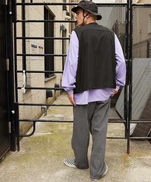 【ワイドシルエット、ディテール◎】KAPITALレザーパッチ　太パンツ大戦M Pants | KAPITAL