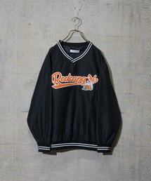 Red Cap Girl | 【a-r】〔Red Cap Girl/レッドキャップガール〕ポリタフタ サガラ刺繍 スタジアムプルオーバー(スウェット)