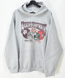【ヴィンテージ古着】18's AGGIE FOOTBALL フットボールプリント スウェットパーカー