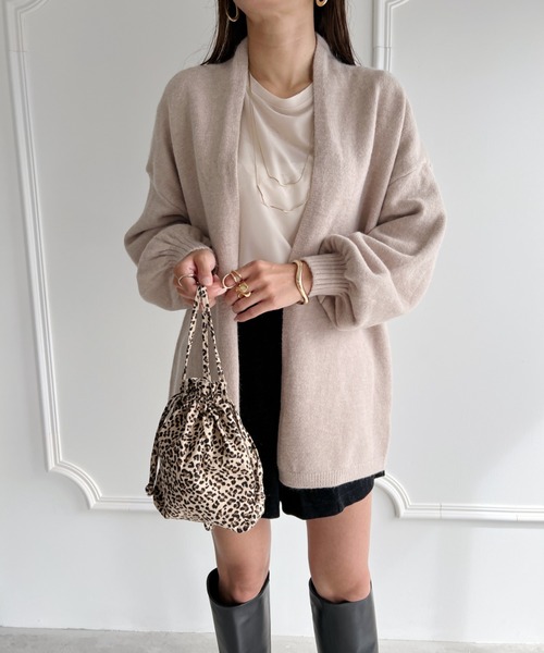 MYMOOD.（マイムード）の「レオパード巾着ミニショルダーバッグ（ショルダーバッグ・レディース・レオパード/ブラウン・FREE）」の5枚目の写真