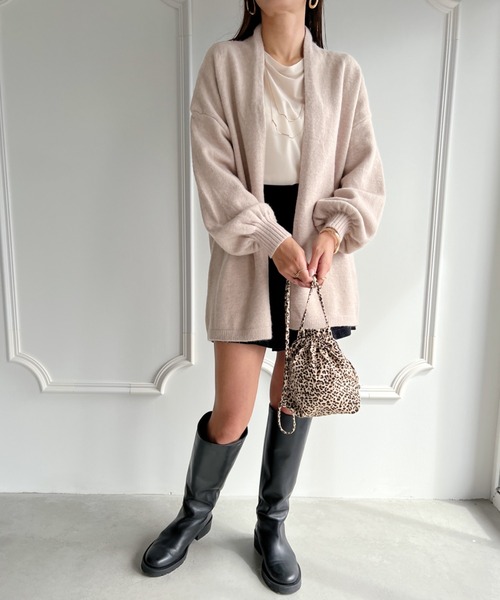 【新品】Rockon Social Club＊レオパードミニバッグ SHISKY 子供服 キッズ 鞄 レオパード/千鳥柄 ミニショルダー