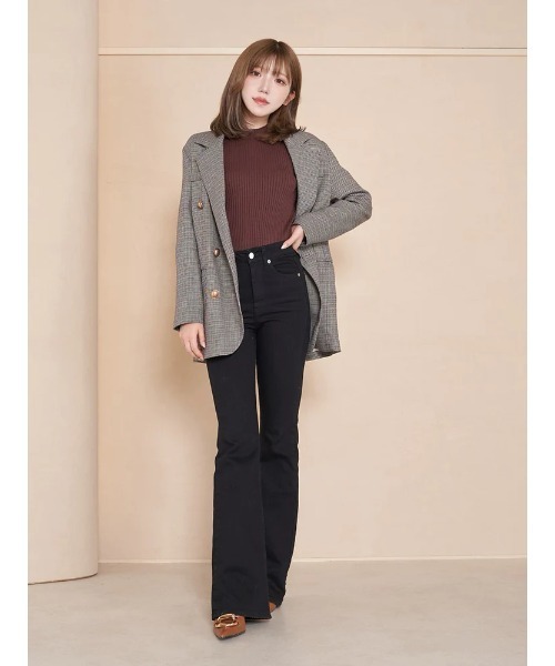 ダーリッチ グレー グラデーション ブーツカットデニムパンツ セール】ブーツカットデニムパンツ（デニムパンツ）｜Darich