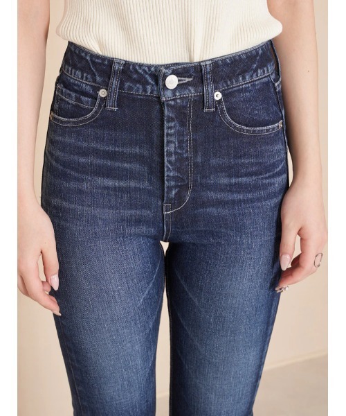 Darich（ダーリッチ）の「ブーツカットデニムパンツ（デニムパンツ・レディース・ブラック/ブルー・XS/SS/M/SL）」の13枚目の写真