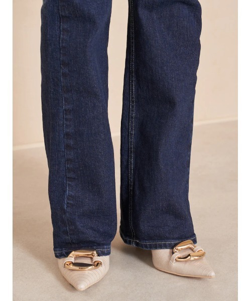 Darich（ダーリッチ）の「ブーツカットデニムパンツ（デニムパンツ・レディース・ブラック/ブルー・XS/SS/M/SL）」の15枚目の写真