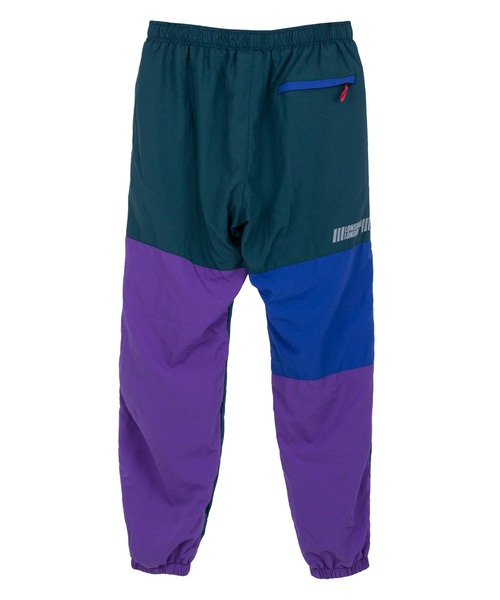 LONSDALE（ロンズデール）の「LONSDALE/ロンズデール セットアップ対応可 ワンポイントロゴ リフレクタープリント 両脇ポケット オーバーサイズ 配色 裏起毛 保温 ウォームアップ トレーニング ナイロンワッシャーパンツ（その他パンツ・メンズ・パープル/グリーン/ブラック・M/L/LL）」の9枚目の写真