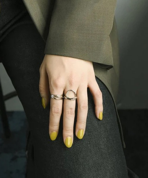 GOLDY（ゴールディ）の「【GOLDY】ジオメトリック サークル クロス セット リング / 5220204 / 5220705 / 5221103 / 5210705　※（リング・レディース・ゴールド/シルバー/シルバー系その他3/シルバー系その他5/シルバー系その他6/ゴールド系その他2/ゴールド系その他4/マルチ/シルバー系その他/ゴールド系その他5・FREE）」の5枚目の写真