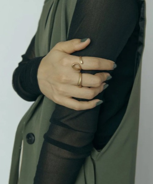 GOLDY（ゴールディ）の「【GOLDY】ジオメトリック サークル クロス セット リング / 5220204 / 5220705 / 5221103 / 5210705　※（リング・レディース・ゴールド/シルバー/シルバー系その他3/シルバー系その他5/シルバー系その他6/ゴールド系その他2/ゴールド系その他4/マルチ/シルバー系その他/ゴールド系その他5・FREE）」の15枚目の写真