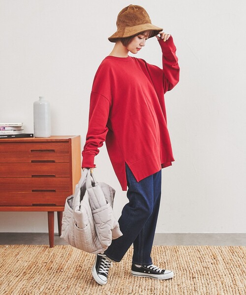 coen（コーエン）の「2WAYキルトビッグトートバッグ（トートバッグ・レディース・ライム/ライトグレー/オフホワイト・FREE）」の15枚目の写真