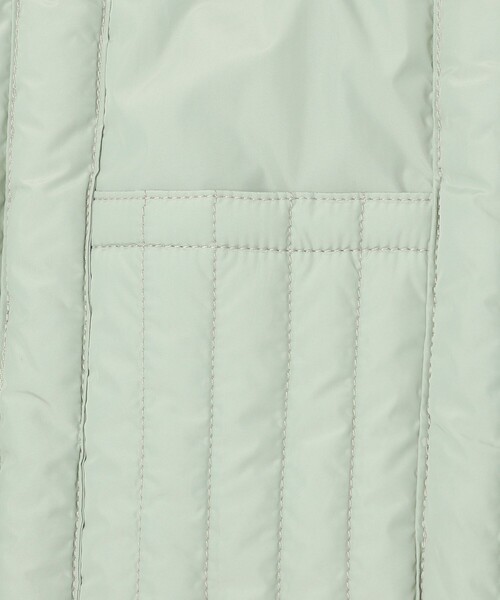 coen（コーエン）の「2WAYキルトビッグトートバッグ（トートバッグ・レディース・ライム/ライトグレー/オフホワイト・FREE）」の16枚目の写真