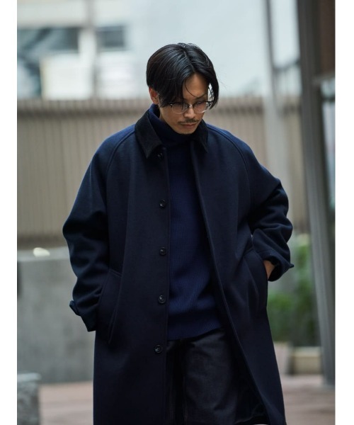 BACK NUMBER(バックナンバー)の「【BACK NUMBER】畦編みタートルニット(ニット/セーター・メンズ・ネイビー/オフホワイト/ブラック・M/S/L/XL)」の7枚目の写真