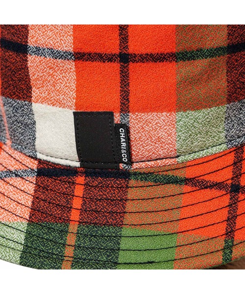 CHARI&CO(チャリアンドコー)の「FLANNEL BUCKET HAT 帽子 バケットハット(ハット・メンズ・チェック・FREE)」の6枚目の写真