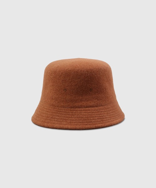 Sense of Grace(センスオブグレース)の「EIMER LOW HAT ダウンブリム ウール バケットハット(ハット・メンズ・ブラウン/ベージュ/パープル/ブラック/アイボリー/テラコッタ/グレー・FREE)」の5枚目の写真