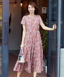 23区（ニジュウサンク）の「【WEB限定】フラワープリント ワンピース（ワンピース）」