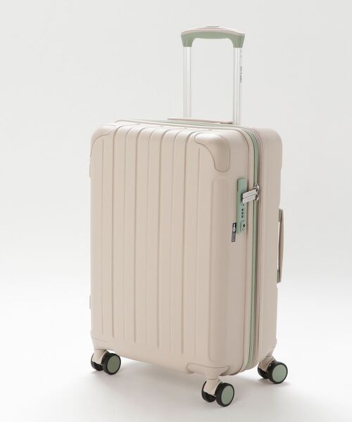 Siffler（シフレ）の「【SKYLABO/スカイラボ】 キャリーケース 48L(55L)（スーツケース/キャリーバッグ・メンズ・ブラック/ピンク/ホワイト/ゴールド/カーキ/ネイビー/ベージュ/ブラック系その他/グレー/ホワイト×ブルー/ピンク系その他/ベージュ系その他・FREE）」の7枚目の写真