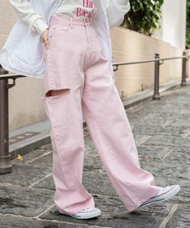 WEGO | WEGO/サイドカットカラーパンツ(スラックス)