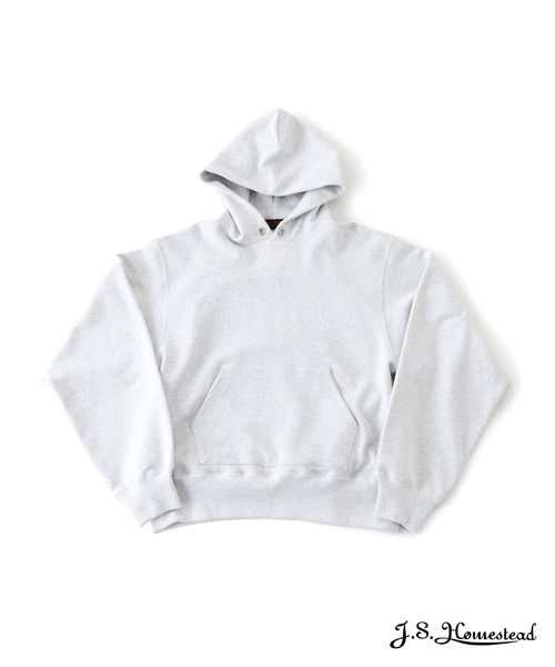 JOURNAL STANDARD J.S HOMESTEAD（ジャーナルスタンダードホームステッド）の「【J.S.Homestead】TIMELESS DOUBLE POCKET HOODIE（パーカー・メンズ・ブラック/ベージュ/グレー・MEDIUM/LARGE）」の3枚目の写真