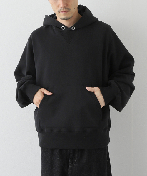 JOURNAL STANDARD J.S HOMESTEAD（ジャーナルスタンダードホームステッド）の「【J.S.Homestead】TIMELESS DOUBLE POCKET HOODIE（パーカー・メンズ・ブラック/ベージュ/グレー・MEDIUM/LARGE）」の10枚目の写真