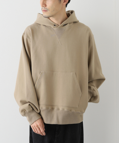 JOURNAL STANDARD J.S HOMESTEAD（ジャーナルスタンダードホームステッド）の「【J.S.Homestead】TIMELESS DOUBLE POCKET HOODIE（パーカー・メンズ・ブラック/ベージュ/グレー・MEDIUM/LARGE）」の8枚目の写真