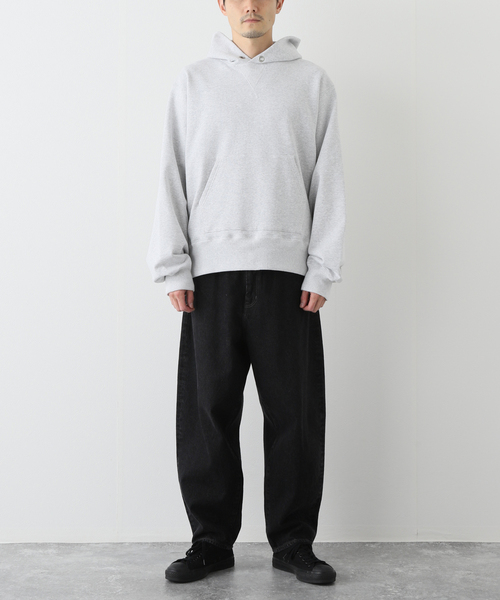 JOURNAL STANDARD J.S HOMESTEAD（ジャーナルスタンダードホームステッド）の「【J.S.Homestead】TIMELESS DOUBLE POCKET HOODIE（パーカー・メンズ・ブラック/ベージュ/グレー・MEDIUM/LARGE）」の20枚目の写真