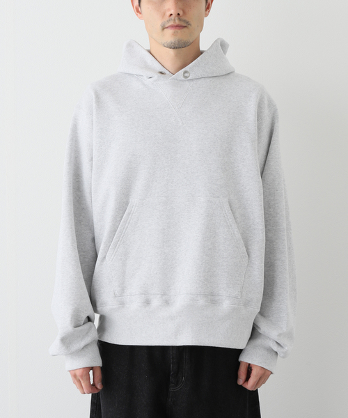 JOURNAL STANDARD J.S HOMESTEAD（ジャーナルスタンダードホームステッド）の「【J.S.Homestead】TIMELESS DOUBLE POCKET HOODIE（パーカー・メンズ・ブラック/ベージュ/グレー・MEDIUM/LARGE）」の17枚目の写真