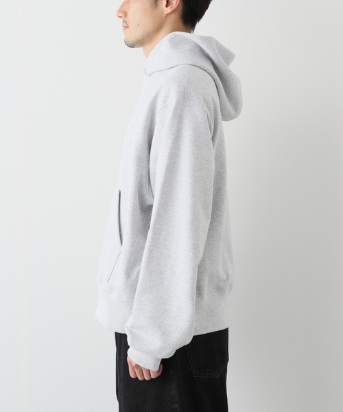 JOURNAL STANDARD J.S HOMESTEAD（ジャーナルスタンダードホームステッド）の「【J.S.Homestead】TIMELESS DOUBLE POCKET HOODIE（パーカー・メンズ・ブラック/ベージュ/グレー・MEDIUM/LARGE）」の6枚目の写真