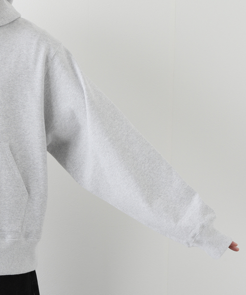 JOURNAL STANDARD J.S HOMESTEAD（ジャーナルスタンダードホームステッド）の「【J.S.Homestead】TIMELESS DOUBLE POCKET HOODIE（パーカー・メンズ・ブラック/ベージュ/グレー・MEDIUM/LARGE）」の15枚目の写真