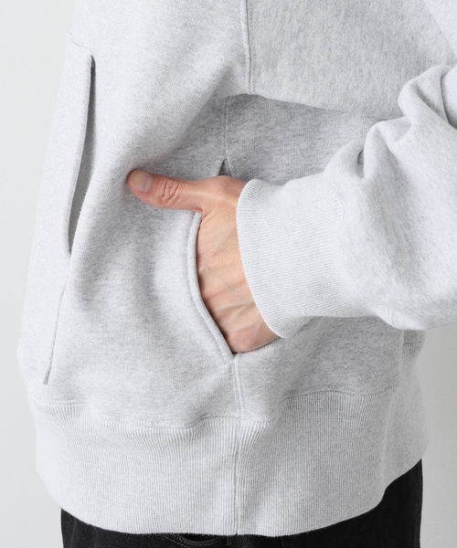 JOURNAL STANDARD J.S HOMESTEAD（ジャーナルスタンダードホームステッド）の「【J.S.Homestead】TIMELESS DOUBLE POCKET HOODIE（パーカー・メンズ・ブラック/ベージュ/グレー・MEDIUM/LARGE）」の11枚目の写真