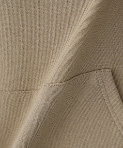 JOURNAL STANDARD J.S HOMESTEAD（ジャーナルスタンダードホームステッド）の「【J.S.Homestead】TIMELESS DOUBLE POCKET HOODIE（パーカー・メンズ・ブラック/ベージュ/グレー・MEDIUM/LARGE）」の5枚目の写真